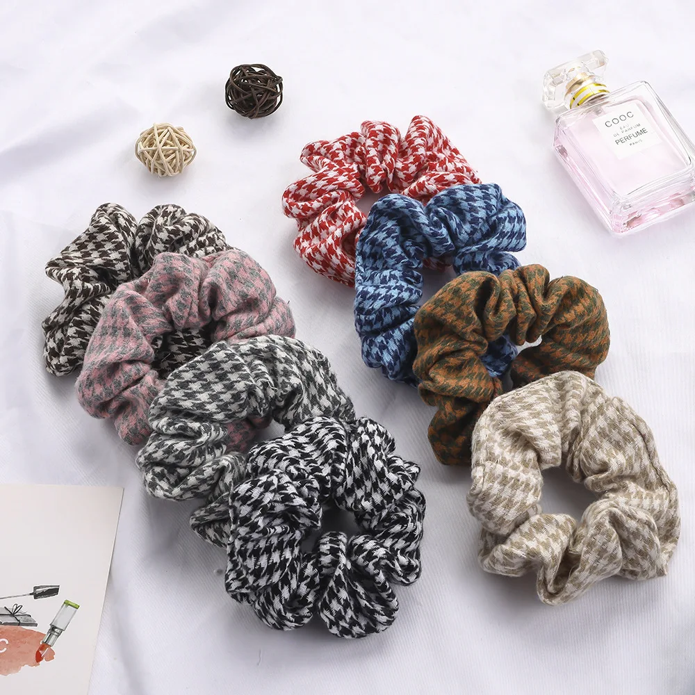 Корейские красочные хлопковые кольца для большого кишечника тканевые