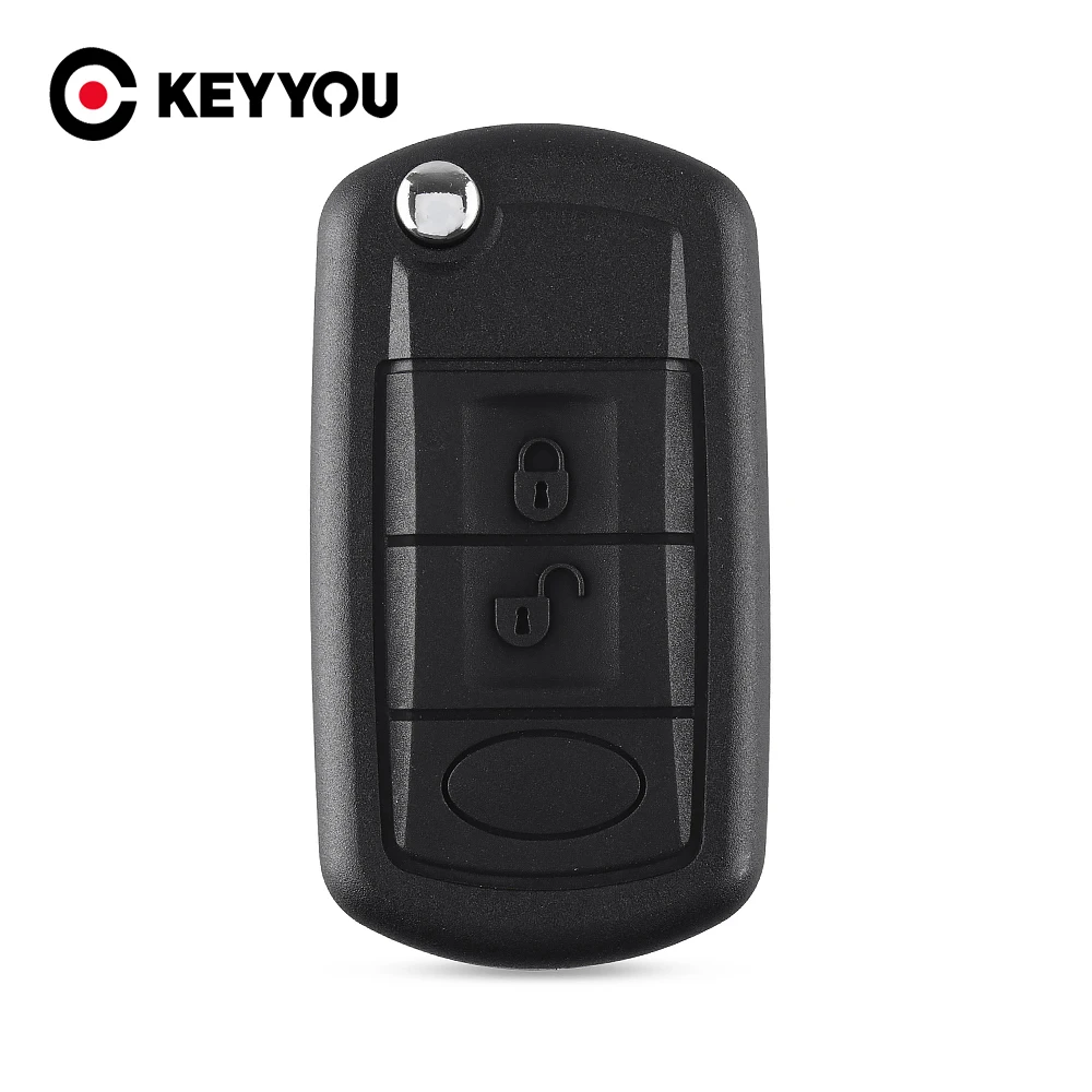 Складной чехол KEYYOU с дистанционным управлением 3 кнопки брелок для LAND ROVER Range Rover