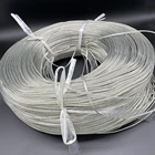 22 AWG RVH 2pin прозрачный двойной серебристый кабель параллельный провод светящаяся линия слова светодиодный светильник линия для светильникдинамик