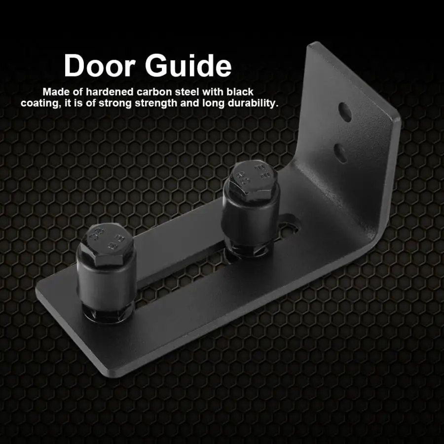 Регулируемая направляющая для раздвижного пола двери сарая черная ролика нижней