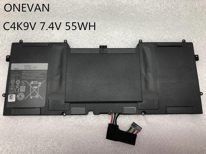ONEVAN 7 4 V 55wh PKH18 C4K9V Аккумулятор для ноутбука Dell XPS 12 13 9Q33 9333 L221x L322X 12D 1708 планшет