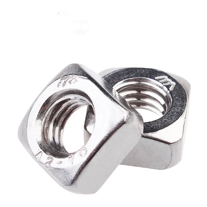 Квадратные гайки из нержавеющей стали 304 с винтовым колпачком M3 M4 M5 M6 M8 M10 M12 |