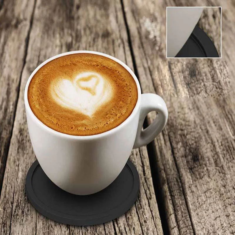 Силиконовая чашка коврик для чая кофе горки многоцветные салфетки напитков