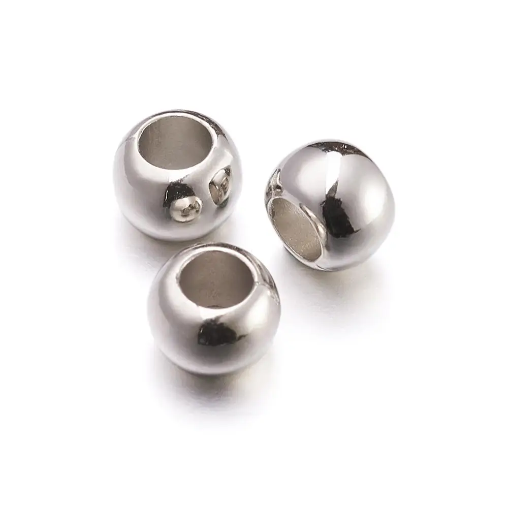 200 шт. плоские круглые акриловые бусины разделители CCB шарфики с большим