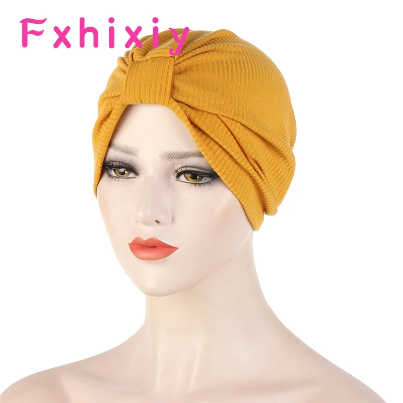 

New Winter Women Ear Warmer Wool Knitted Crochet Headwear Beanie Headband Indian Turban Hats Cap Hijab For Women Ladies