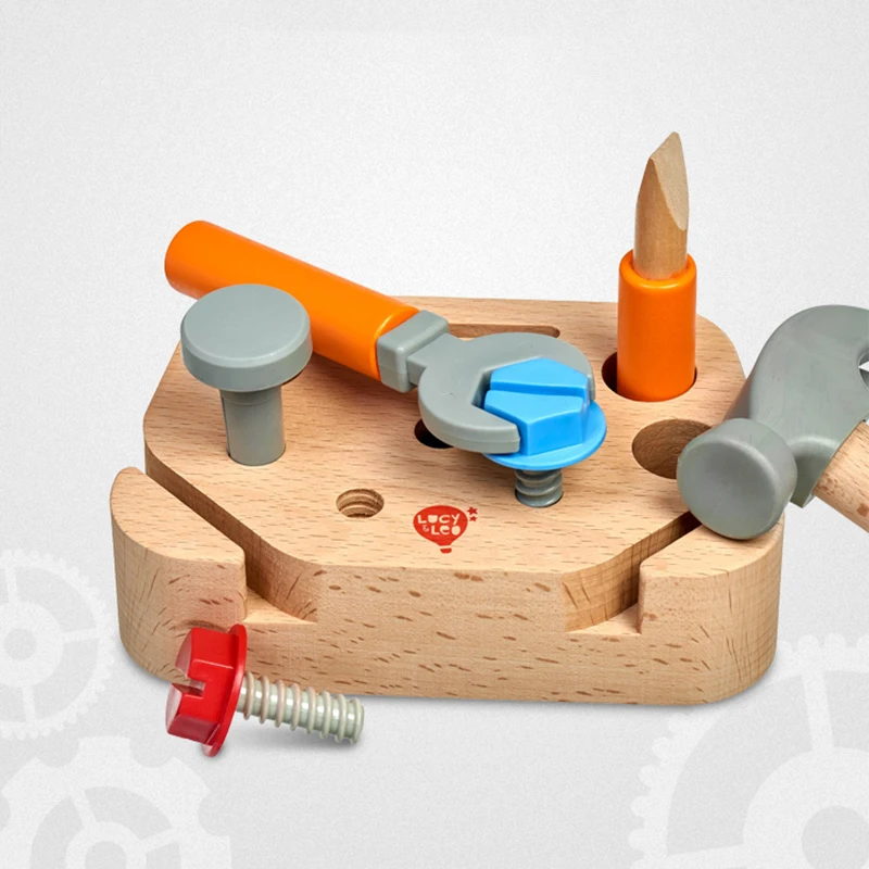 

Набор инструментов с отверткой и пилой, игровой набор игрушек для детей, деревянные Обучающие игрушки, детский ящик для инструментов, инструменты для имитации и ремонта, игрушка для ролевых игр