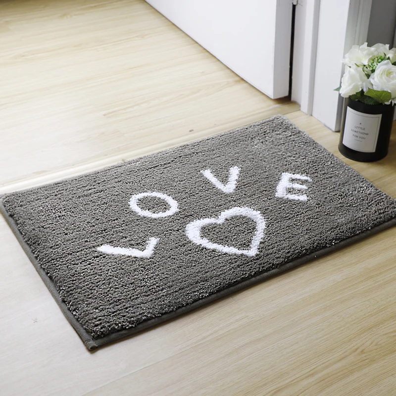 Дверной коврик ковер из полиэстера нескользящий для спальни кухни ванной