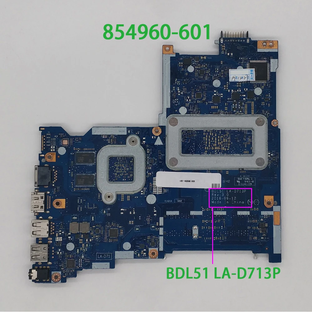 Preise 854960-601 854960-001 BDL51 LA-D713P W R7M1-70/2GB GPU W A10-9600P CPU Für HP NoteBook 15-BA Serie PC Laptop Motherboard
