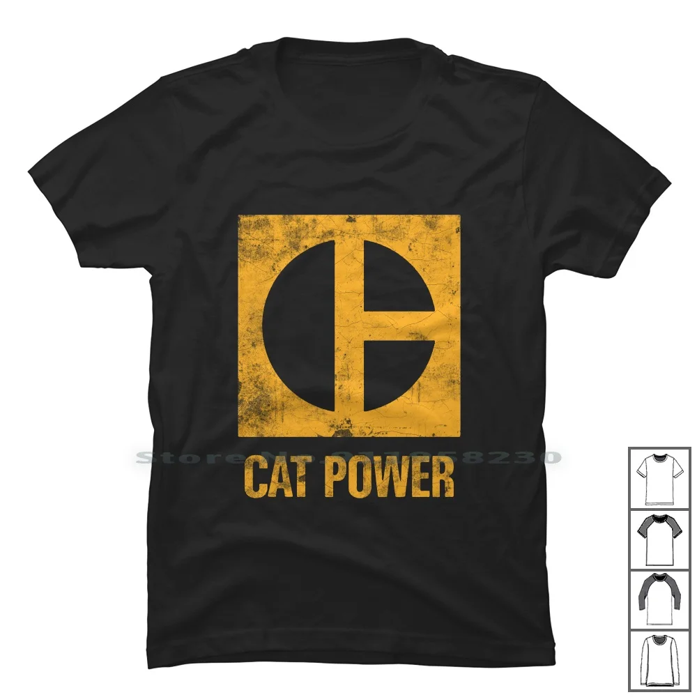 

Футболка Cat Power из 100% хлопка с популярным логотипом Geek Power Movie Geek