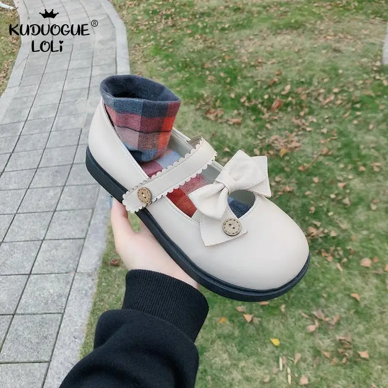 Женские туфли в стиле &quotЛолита&quot кавайные женские с закрытым носком оксфорды