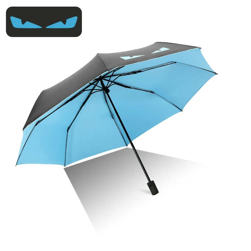 Складной зонт с атмосферостойкий зонтик дьявольского глаза для девочек и