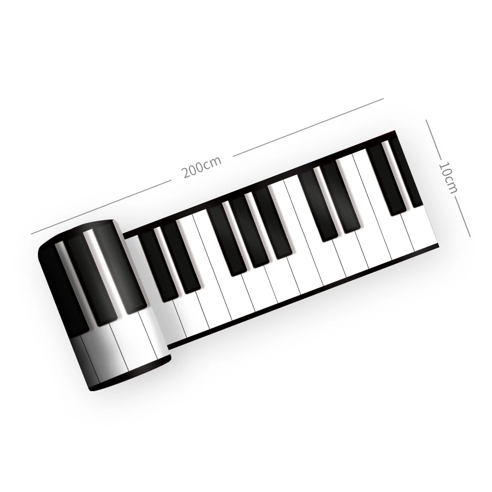Funlife Piano Funlife декоративные наклейки на стены, Vogue Ретро самоклеющиеся обои, водонепроницаемый декор для гостиной - Цвет: Funlife Piano
