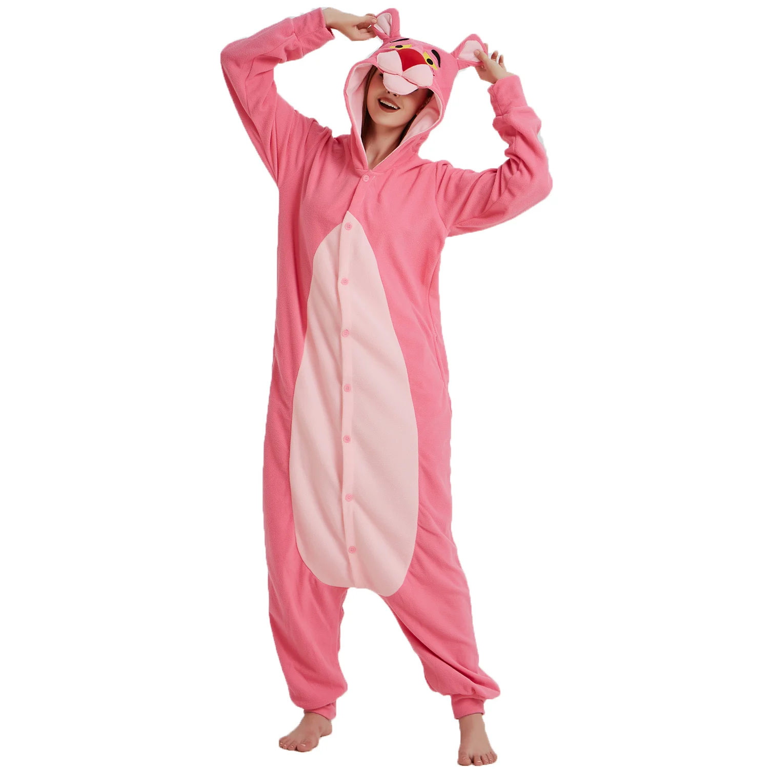 Животное Kigurumi Ститч Тигр лиса медведь волк печенье в виде панды Монстр Скелет