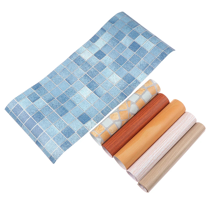 45*20cm Waterproof Wood Wallpaper Roll Self Adhesive Contact Paper Doors Cabinet Desktop Modern Furniture Decorative Sticker |