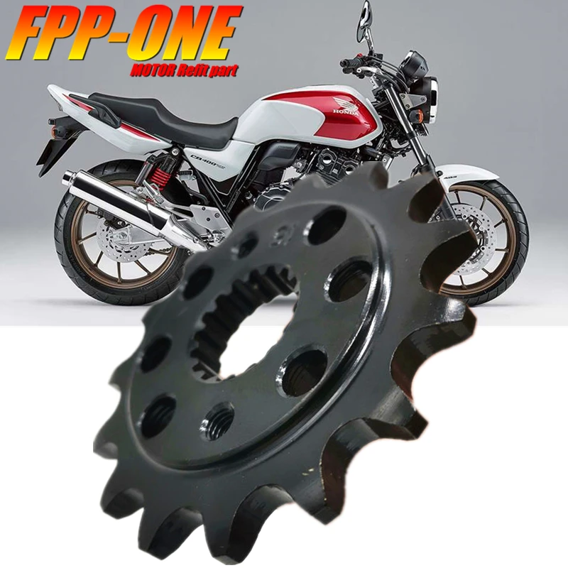 

Для HONDA XR400 CB400 XR CB 400 аксессуары для мотоциклов, передняя шина, шестерня 15T
