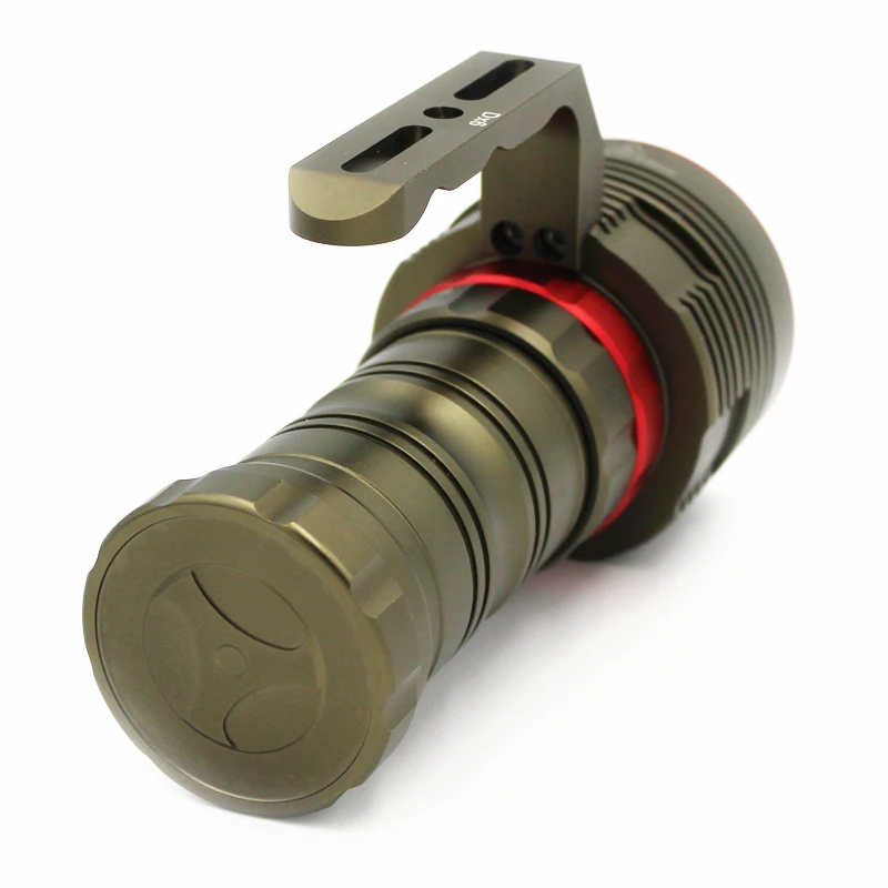 Подводный портативный фонарь для дайвинга 100 м макс. 600 лм с магнитным управлением