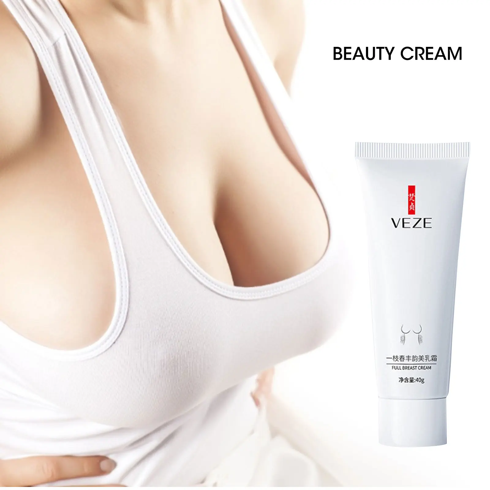 

Breast Enlargement Cream Elasticity Chest Care For Women Full Fast Growth Cream Firming Lifting Big Bust Breast Cream 40g