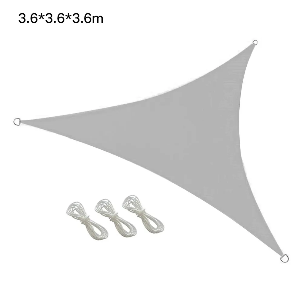 

Защита от солнца и ветра для балкона, защита от дождя, защита от УФ-лучей, степень затенения 90%, легкая установка, треугольная уличная ткань О...