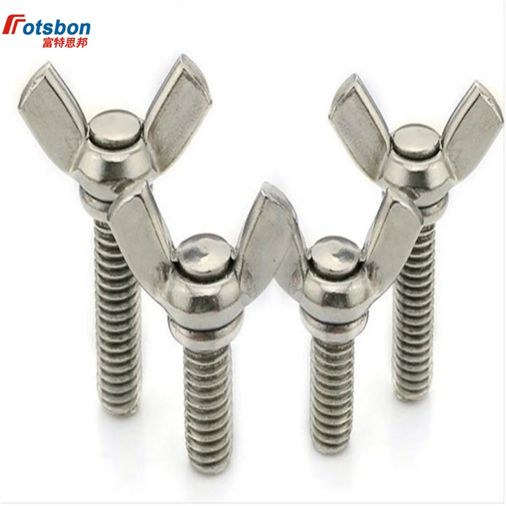 Винтовая гайка M4 винты-бабочка ручной затягивающий болт нержавеющая сталь 304 Inox