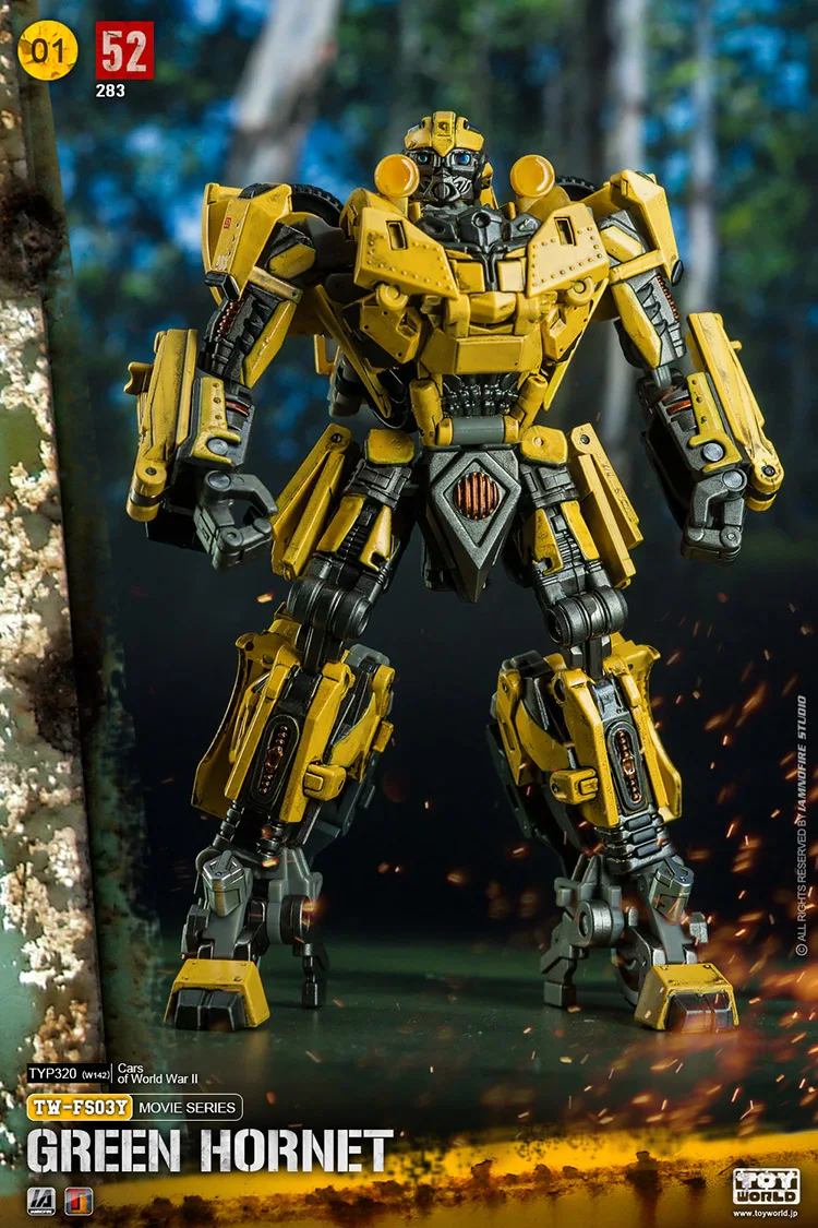 Трансформация KO Toyworld TW-FS03Y Второй мировой войны большая пчела сплав старая живопись SS масштаб фигурка робот Коллекция игрушек модель