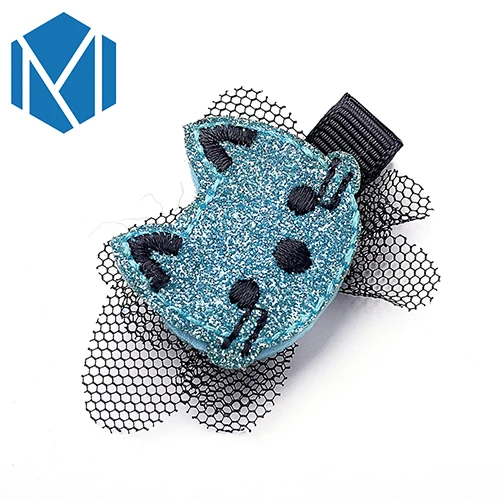 Blue Cat Милые заколки для волос в Корейском стиле с изображением кошки; детские заколки для волос; заколка для волос для маленьких девочек; Детские аксессуары для волос - Цвет: Blue Cat