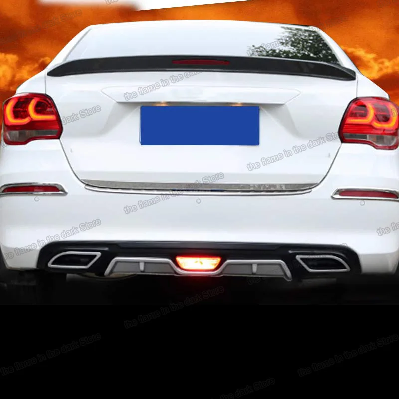 Автомобильный задний бампер Lsrtw2017 из АБС-пластика спойлер полоса для Chevrolet