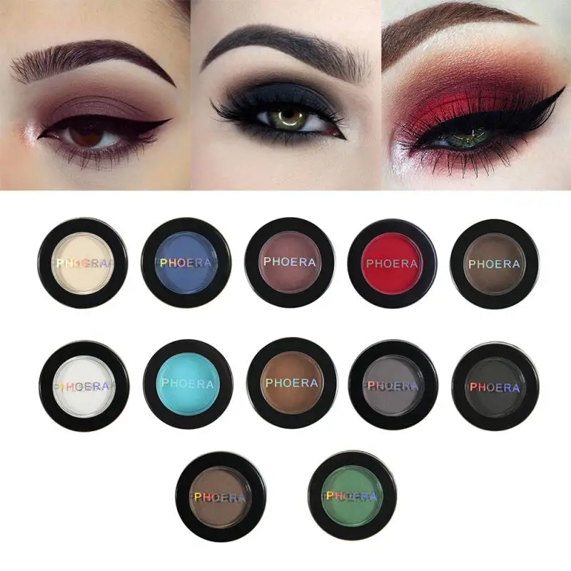 

Eye Shadow Matte Texture Strong Adhesive Long Lasting Wonderful Colors Create Foggy Makeup Effect Face Cosmetics Eye Makeup TSLM