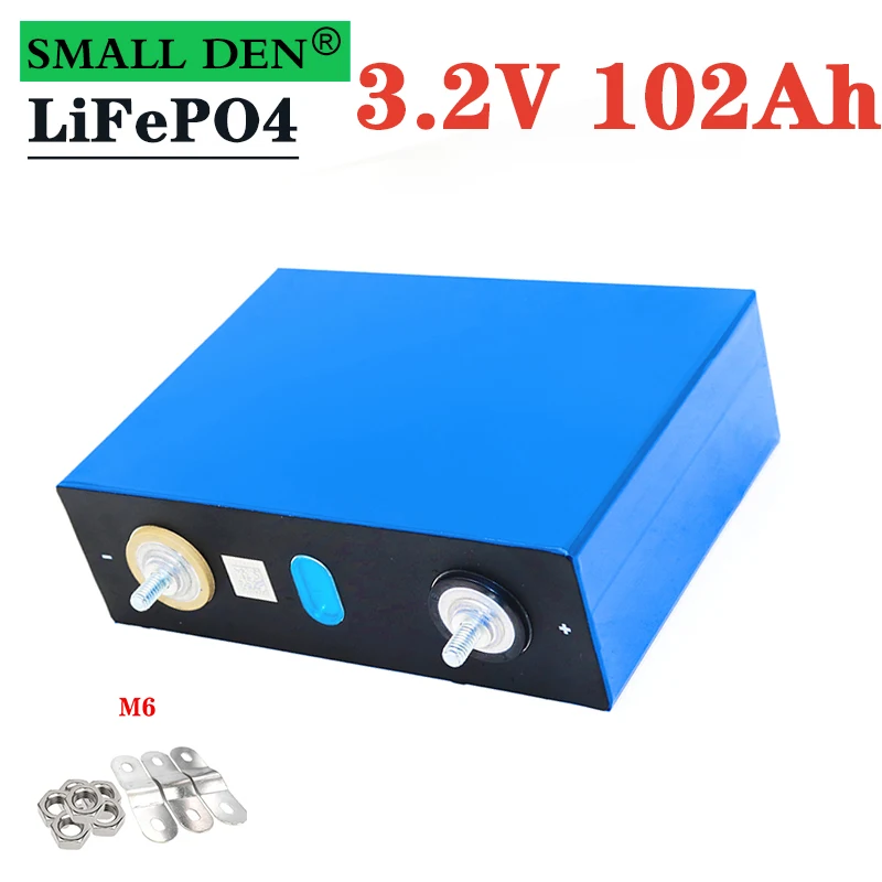 Совершенно новый аккумулятор 3 2 в 102Ah LiFePO4 12 24 36 В система хранения солнечной