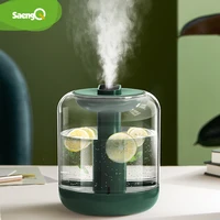 saengq large capacity air humidifier rechargeable 2000mah battery aroma essential oil diffuser usb mist maker led light for home