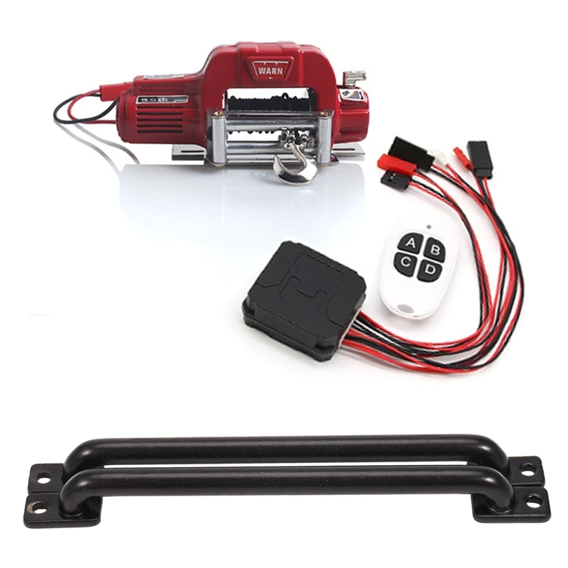 

2PCS Length Metal Body Shell Handrail with Metal Automatic Winch Wireless Remote Controller System