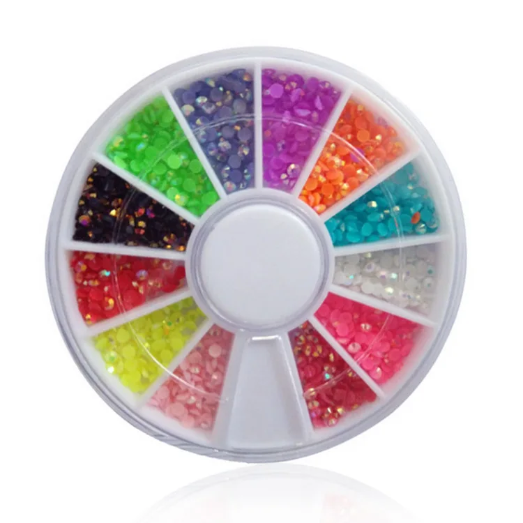 

DIY AB ellipse Acrylic Horse eye Crystal Nail Glitter Nail Rhinestones nail art decorations Makeup Tools
