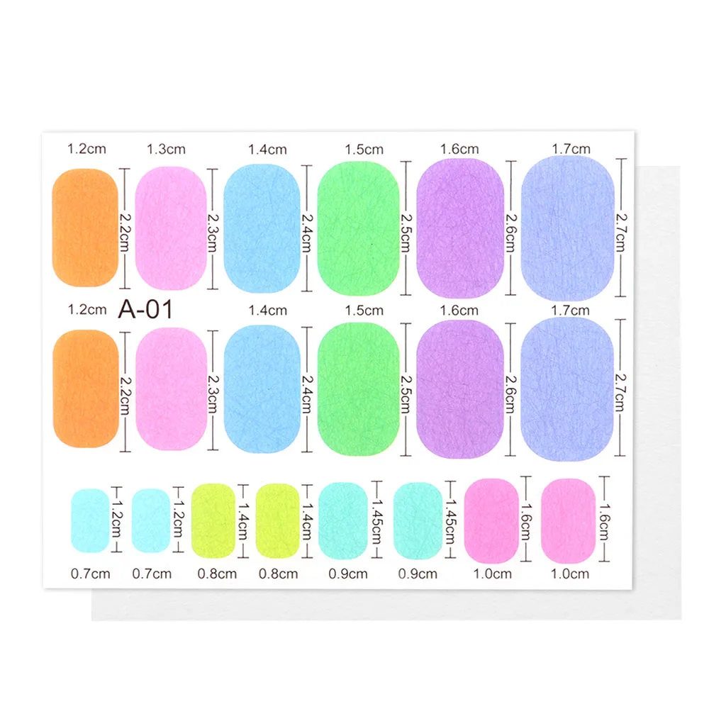 1 1 bag NEW Non-Woven Silk For Nails Extension Forms UV Gel Builder Oval French Fiberglass Toenails Nail Extensions Tools Decor - Цвет: 1