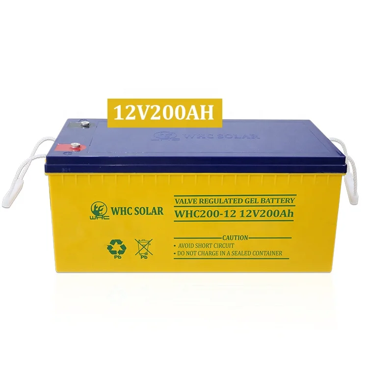 

WHC3 Maintenance-free deep cycle ups vrla agm gel rechargeable battery 12v 24v 200ah lead acid batteries energy storage battery