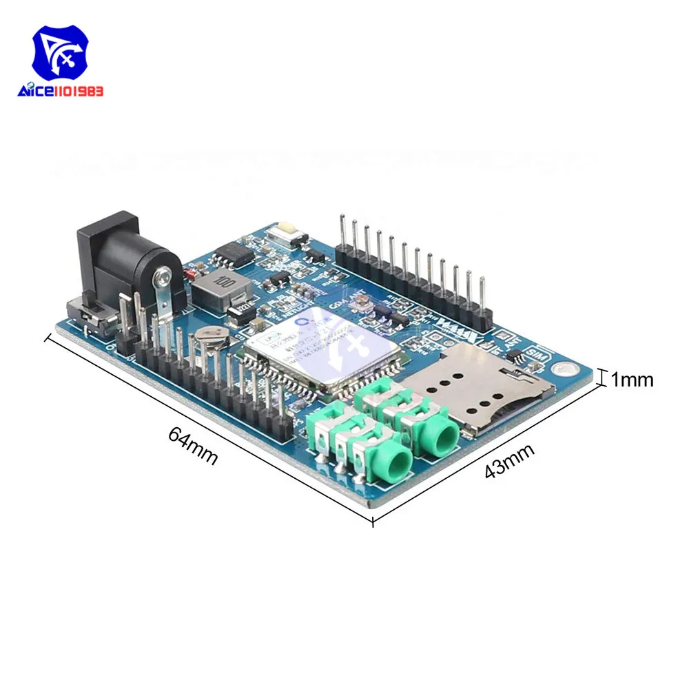 Diymore A7 GSM GPRS gps модуль 3 в 1 четырехдиапазонная поддержка голосовых SMS w/Dual IPEX антенна для Arduino STM32 51 микроконтроллер MCU