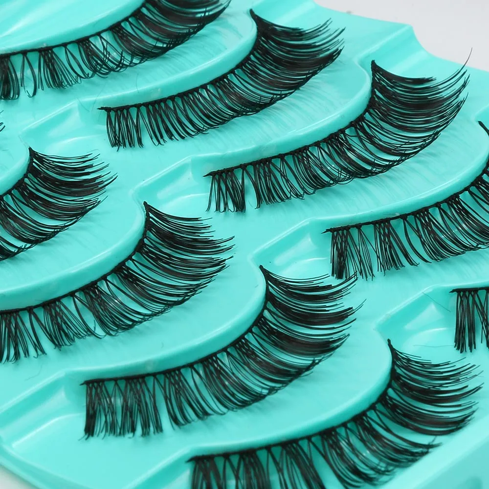 Большая распродажа! 5 пар накладных ресниц Объемные Накладные ресницы вечерние