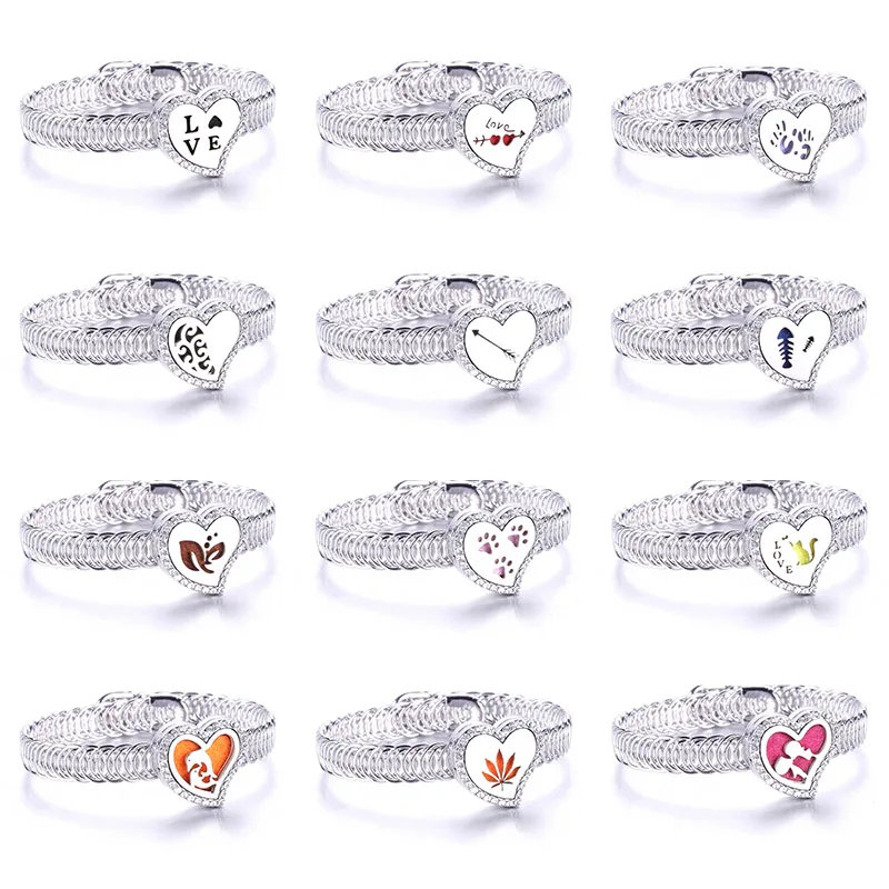 Многоразовые узоры аромадиффузор браслет аромадиффузионный эфирное масло