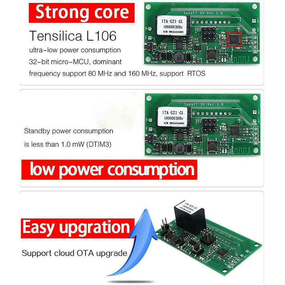 Беспроводной Безопасный модуль переключателя напряжения с приложением легкая