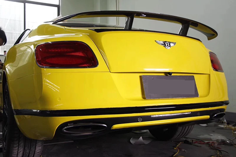 Заднее крыло багажника из углеродного волокна для Bentley Continenta GT штырь заднего