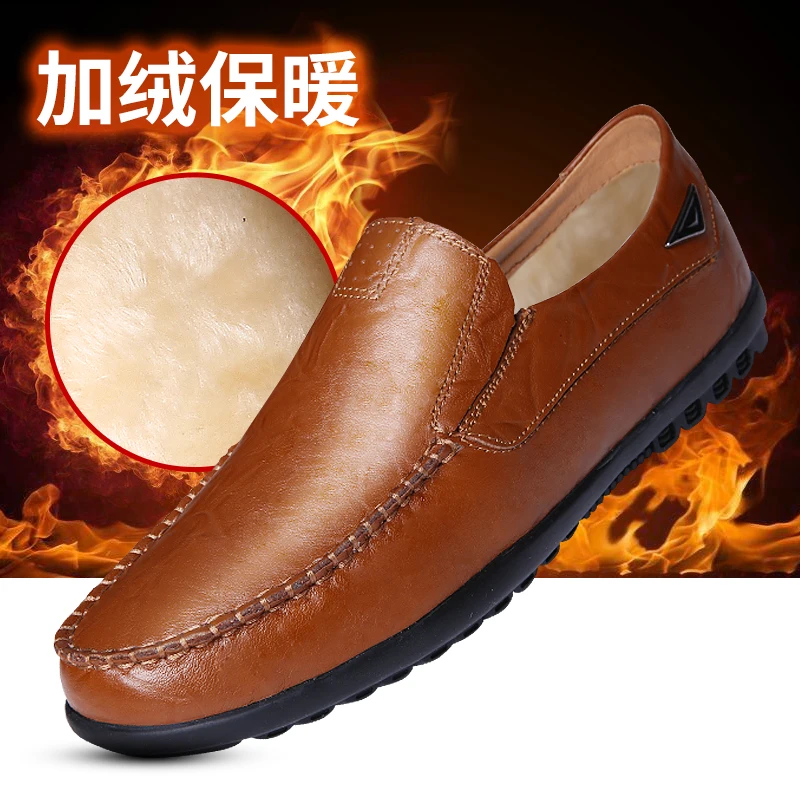 

Men Casual Shoes Luxury Brand 2019 Mens Loafers Moccasins Breathable Slip on Black Driving Shoes Plus Size