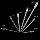 50 шт., одноразовые прозрачные пластиковые пипетки, 0,2-10 мл