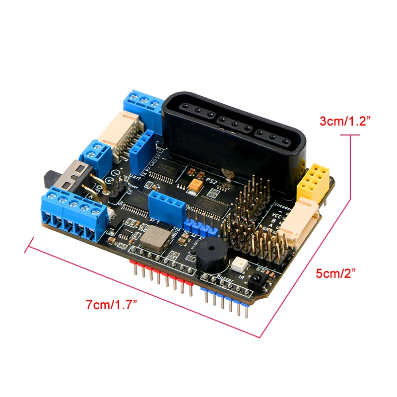 Плата драйвера двигателя TB6612FNG V3.0 с PSX2, IR Recriver, совместимый Adafruit для Arduino R3, поддержка 8 сервомоторов