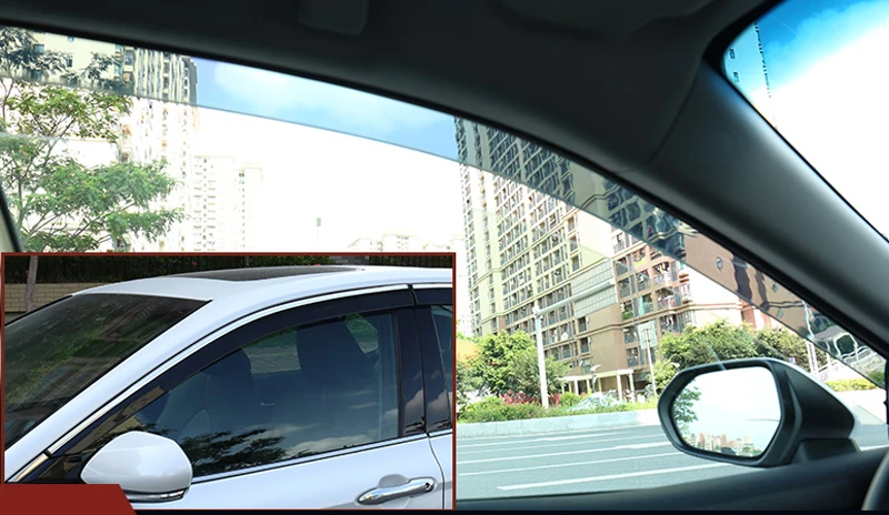 

Fit For Toyota Camry XV70 2018 2019 2020 Car Accessories Window Visor Rain Sun Shield Guard Deflector Trim 4pcs