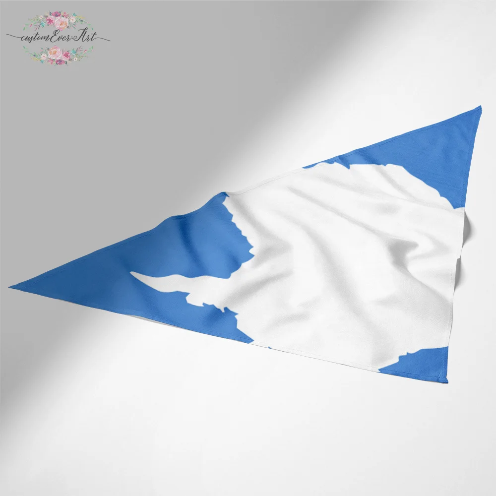 

The Antarctica flag dog bandana large pet scraf pet bandana for dog scarf dog neck scarf dog print scarf bandana