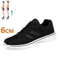 new men sneakers elevator shoes heightening shoes height increase shoes insoles 6cm man height increasing shoes height shoes