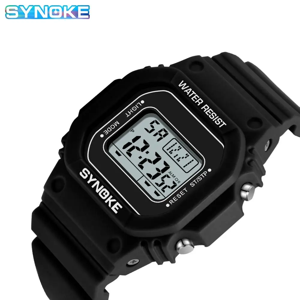 Уникальный дизайн мужские цифровые спортивные Водонепроницаемые яркие