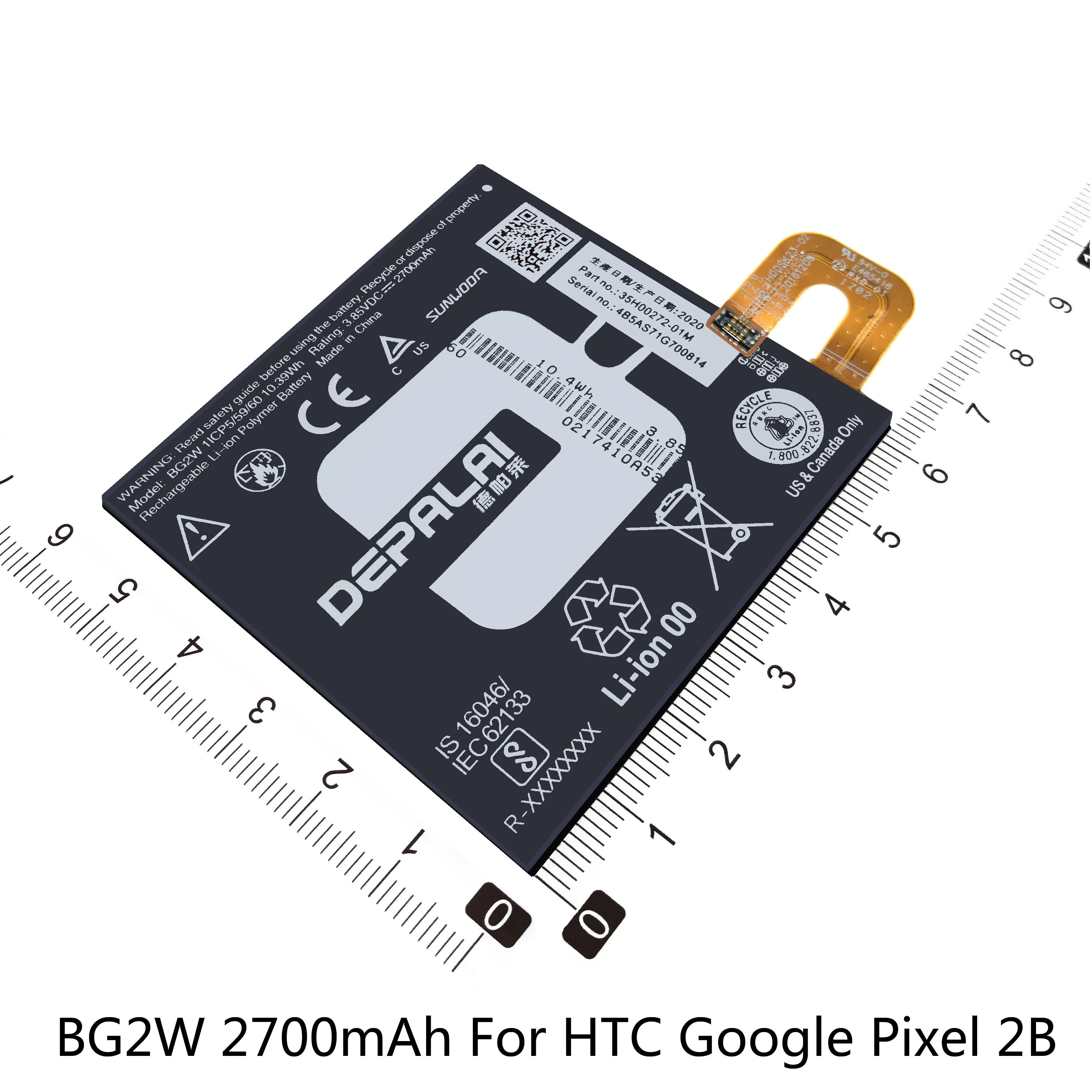 Аккумулятор B2PW2100 B2PW4100 BG2W G011A-B для HTC Google Pixel XL 5 &quotNexus M1 Nexus S1 Pixel2 2B Pixel2B | Мобильные