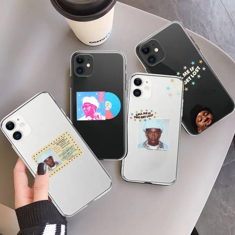 

Tyler The Creator CALL ME IF YOU GET LOST Phone Case Transparent for iPhone 7 8 11 12 13 mini pro X XS XR MAX Plus