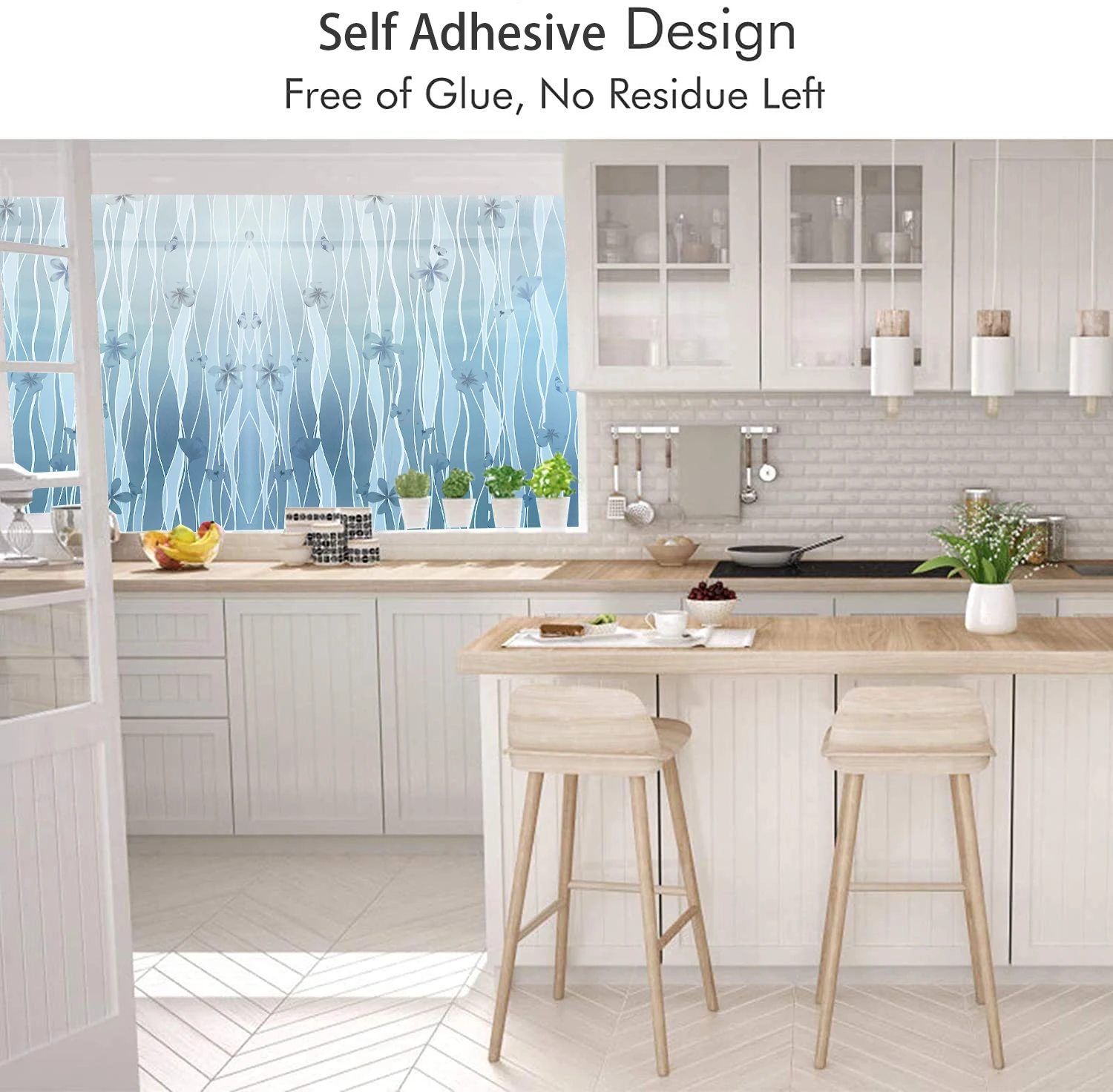 3D матовая оконная пленка самоклеящаяся виниловая стеклянная наклейка