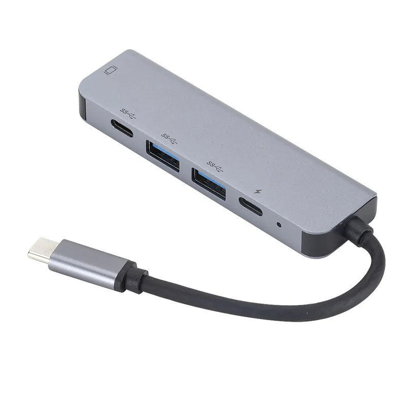 Концентратор type C 5в1 usb-концентратор с 4K HDMI Dual USB type-C usb 3 0 для Macbook ПК ноутбука