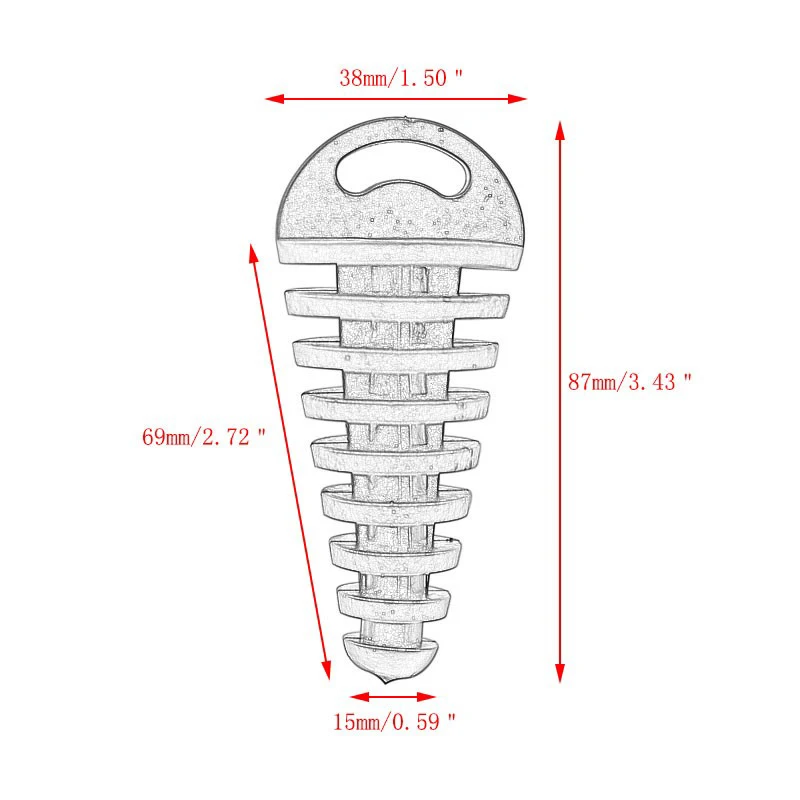 Мотоцикл Внедорожный велосипед 4-тактный глушитель выхлопной трубы выхлопная